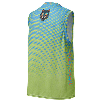 Young Savage Basketball - Recycled unisex basketball jersey