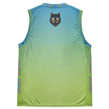 Young Savage Basketball - Recycled unisex basketball jersey