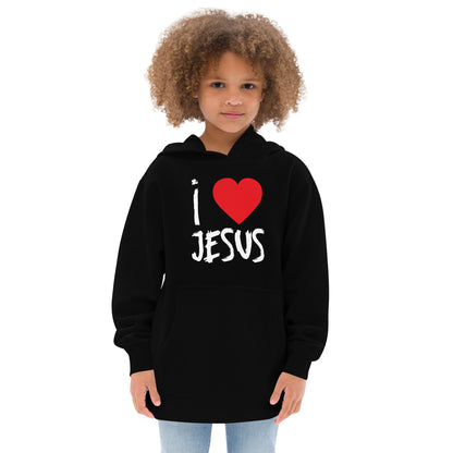 I Love Jesus - Kids fleece hoodie