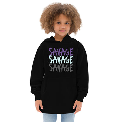 Savage - Kids fleece hoodie