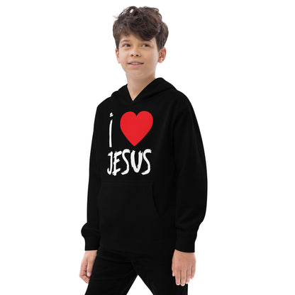 I Love Jesus - Kids fleece hoodie