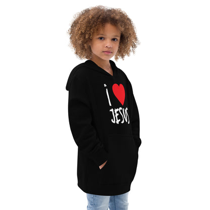 I Love Jesus - Kids fleece hoodie