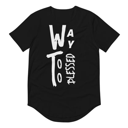 Way Too Blessed - Men's Curved Hem T-Shirt