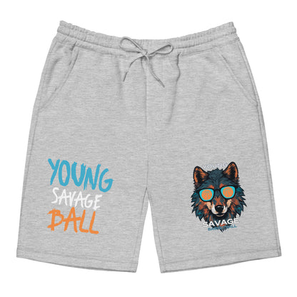 Game Time - Young Savage Ball Logo Basketball fleece shorts