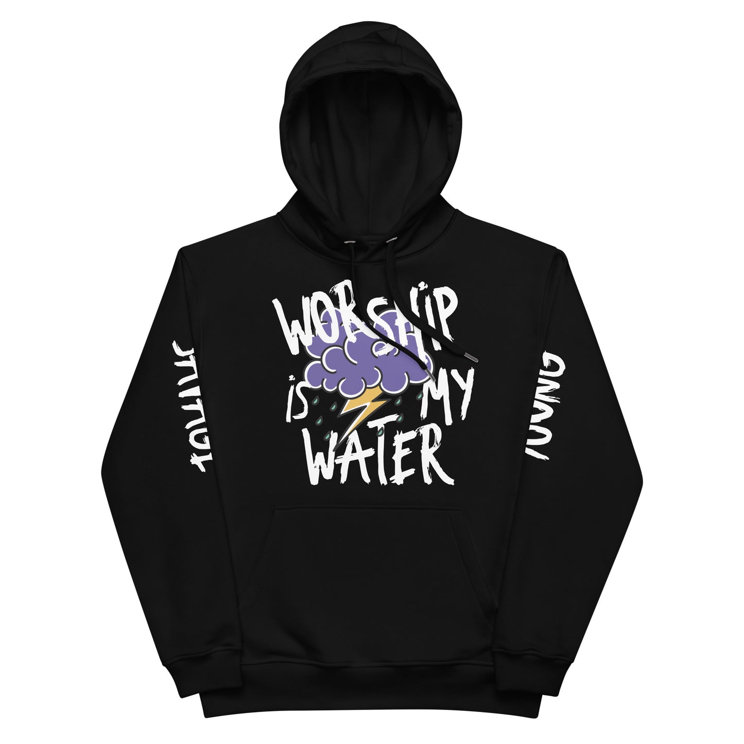 Worship Is My Water In Dry Places - Premium eco hoodie