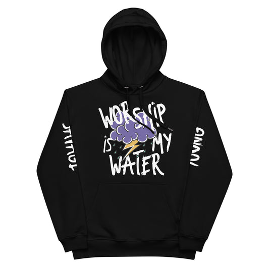 Worship Is My Water In Dry Places - Premium eco hoodie