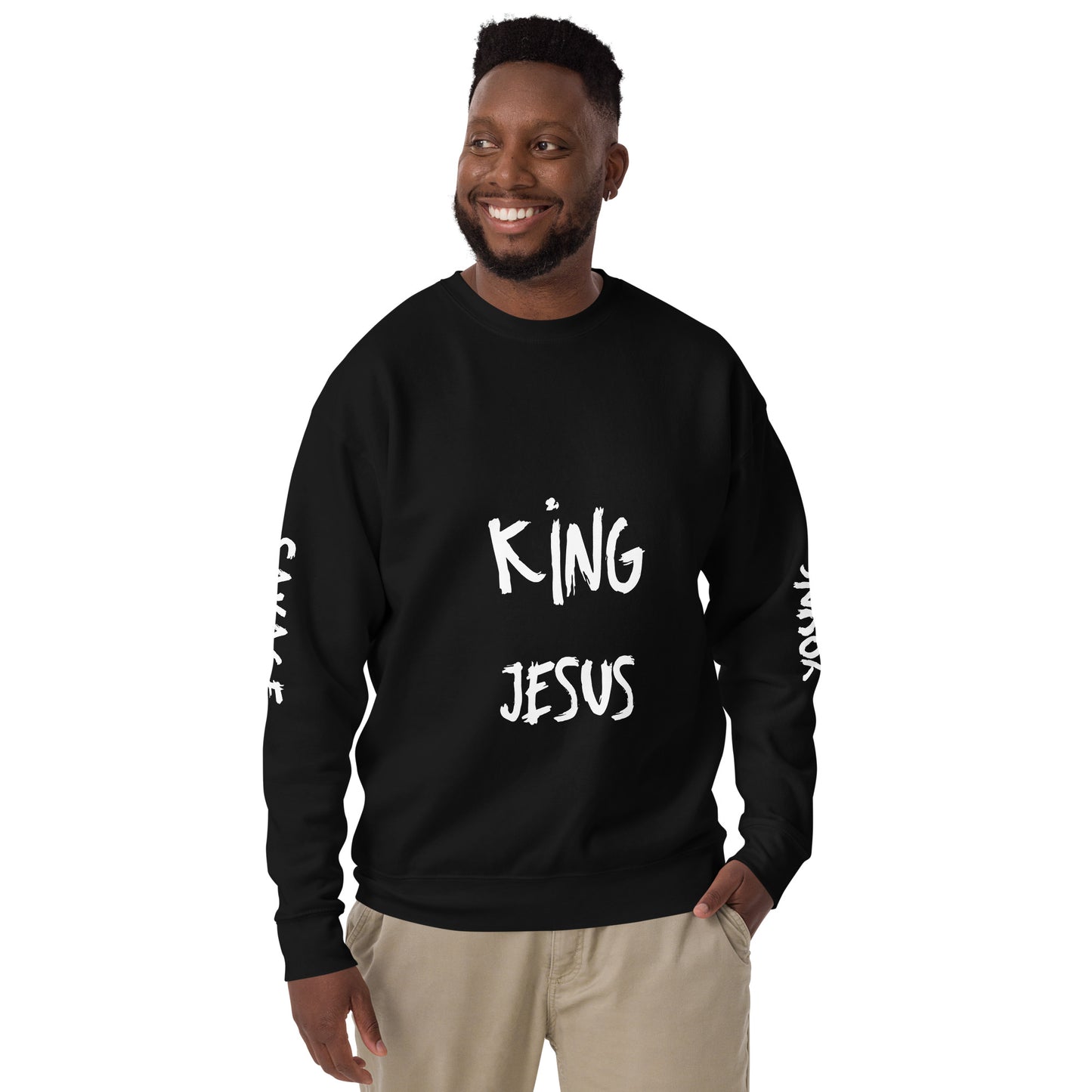 King Jesus - Unisex Premium Sweatshirt